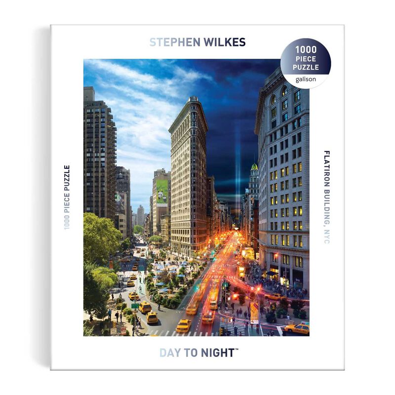 Galison Stephen Wilkes Day to Night Flatiron 1000 Piece Puzzle image number 1