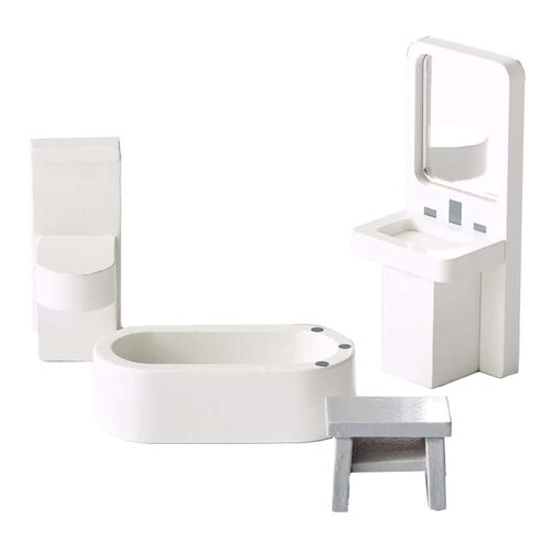 Pottery Barn Kids Dollhouse Accessory Set Bathroom