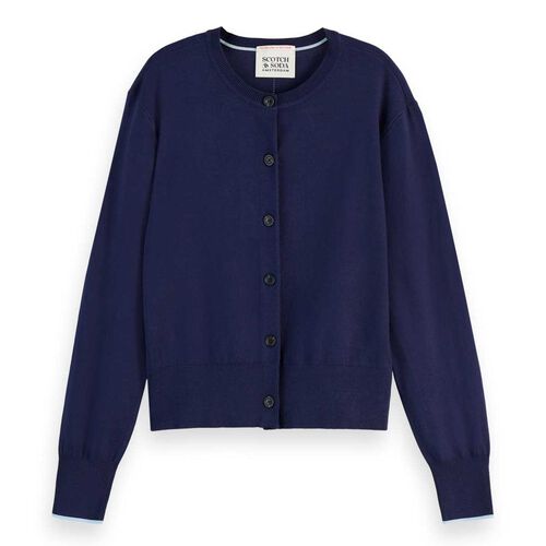 Scotch & Soda Crew Neck Relaxed Cardigan
