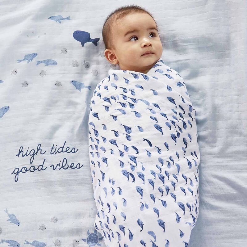Pottery Barn Kids Jack Nautical Swaddle Set Of 3 image number 1