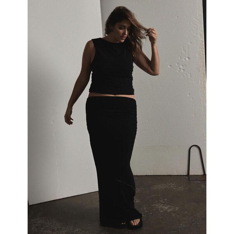 RAEF Charlotte Jersey Maxi Skirt image number 3