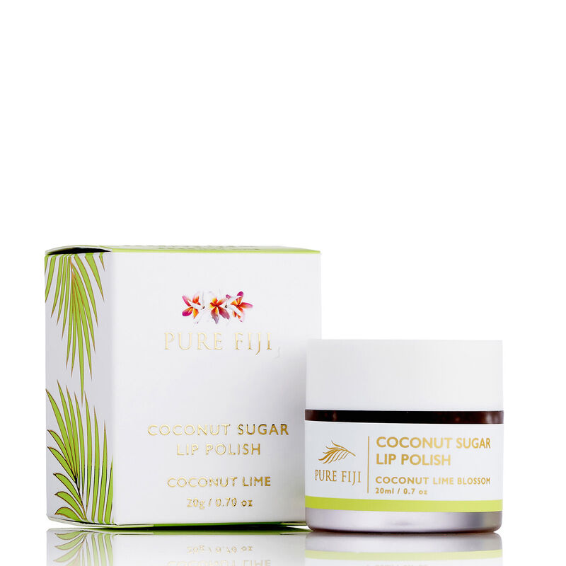 Pure Fiji Coconut Sugar Lip Polish - Lime Blossom image number 1
