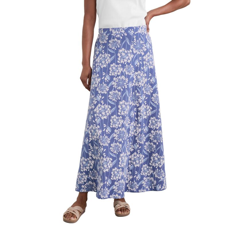 Seasalt Cornwall Rose Skirt Agapanthus Lino Lupin image number 0