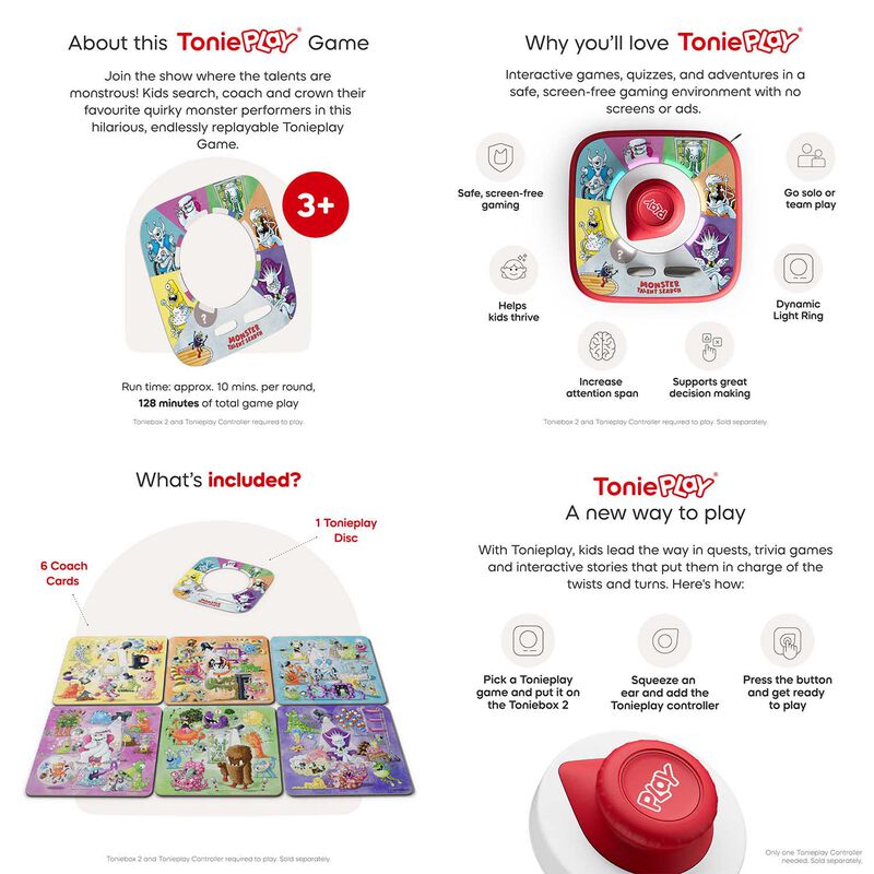 tonies Tonieplay Game - Monster Talent Search image number 2