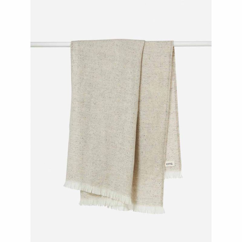 Città Bach Wool Blanket Natural/Vanilla 150x180cm image number 2