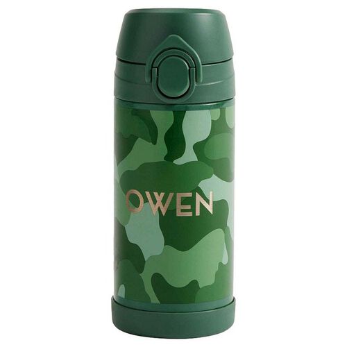 Pottery Barn Kids Mackenzie Insulated Water Bottle Green