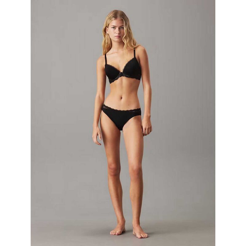 Calvin Klein Seductive Comfort Lotus Floral Lift Demi Bra image number 3