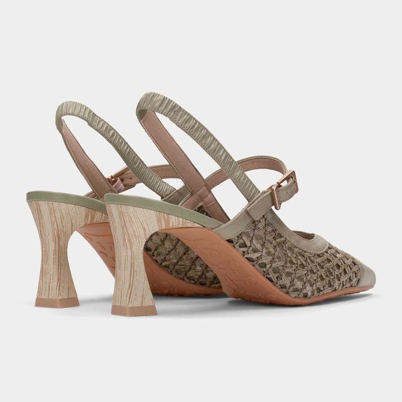 Hispanitas Giorgia Raffia Slingback Heel image number 2