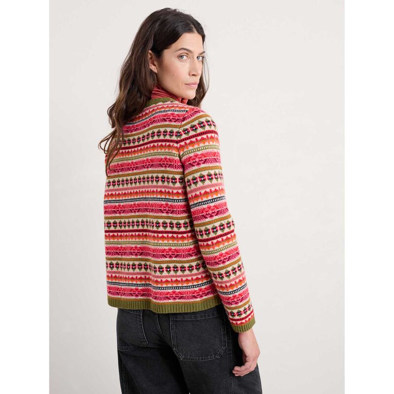 Seasalt Cornwall Percella Cove Jumper Scillia Aran Multi image number 1