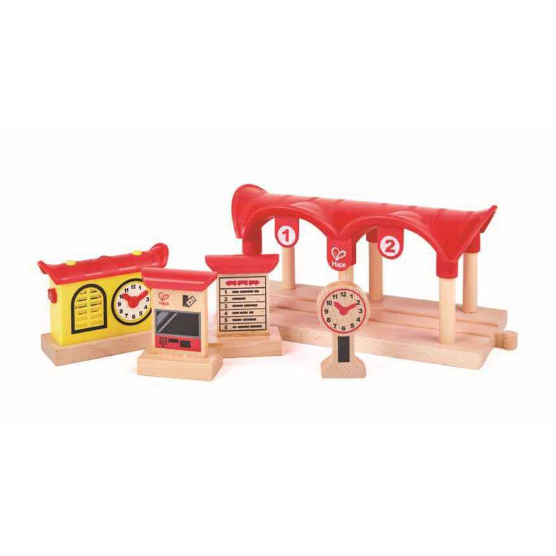 Hape Record Listen & Light Railway Station image number 0