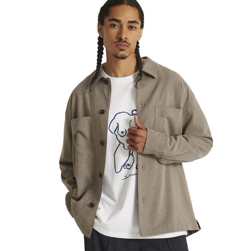 Saturdays NYC Driessen Gabardine Overshirt image number 0