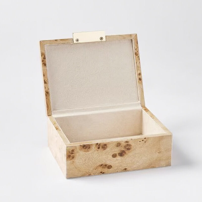 Pottery Barn Burlwood Small Jewellery Box image number 1
