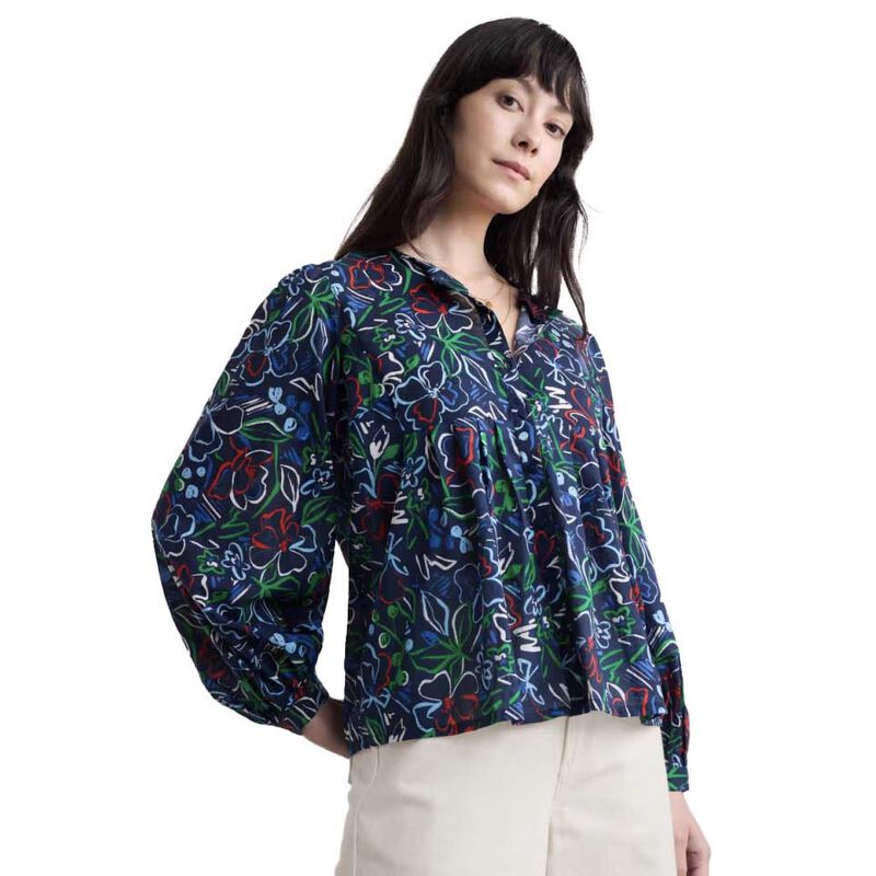 Seasalt Cornwall Thornapple Shirt Painters Garden Mix image number 0