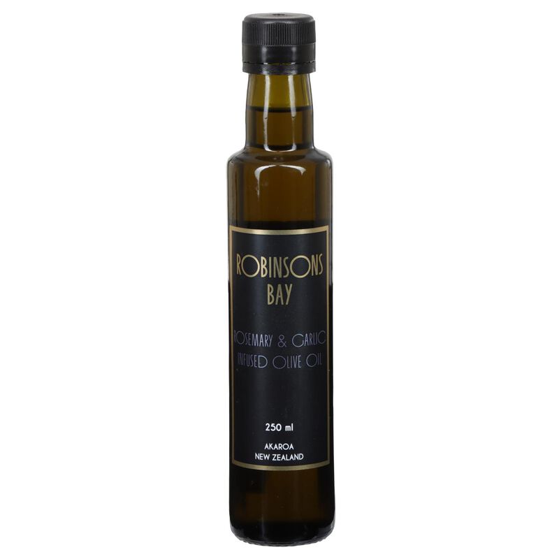 Robinsons Bay Olives Rosemary & Garlic Infused Olive Oil 250ml image number 0