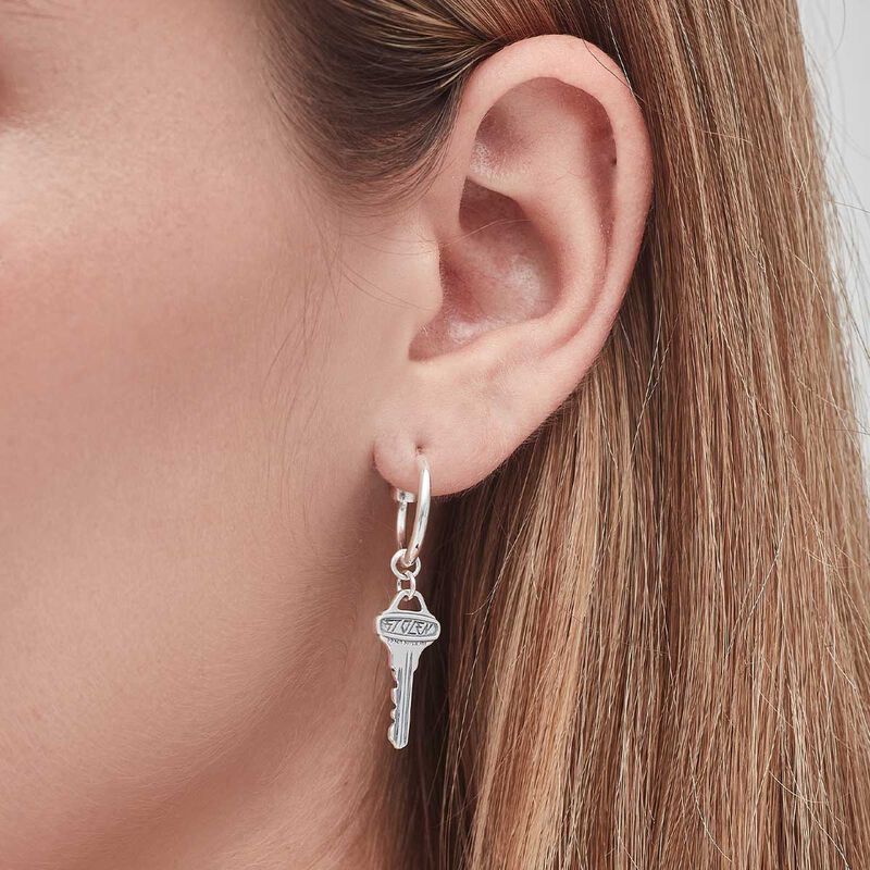 Stolen Girlfriends Club Master Key Anchor Earrings image number 1