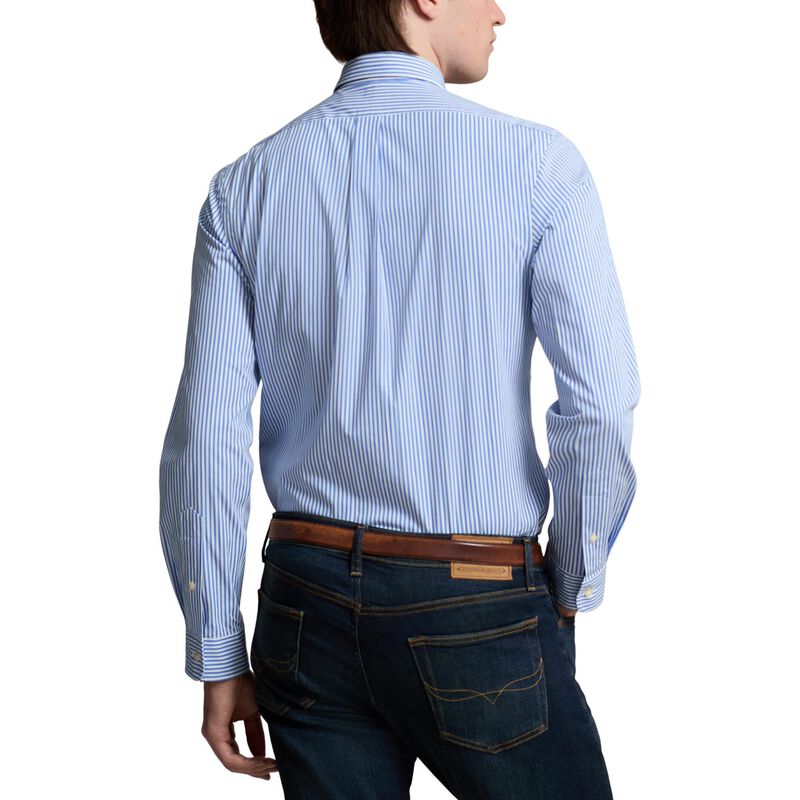 Polo Ralph Lauren Slim Fit Striped Stretch Poplin Shirt image number 1