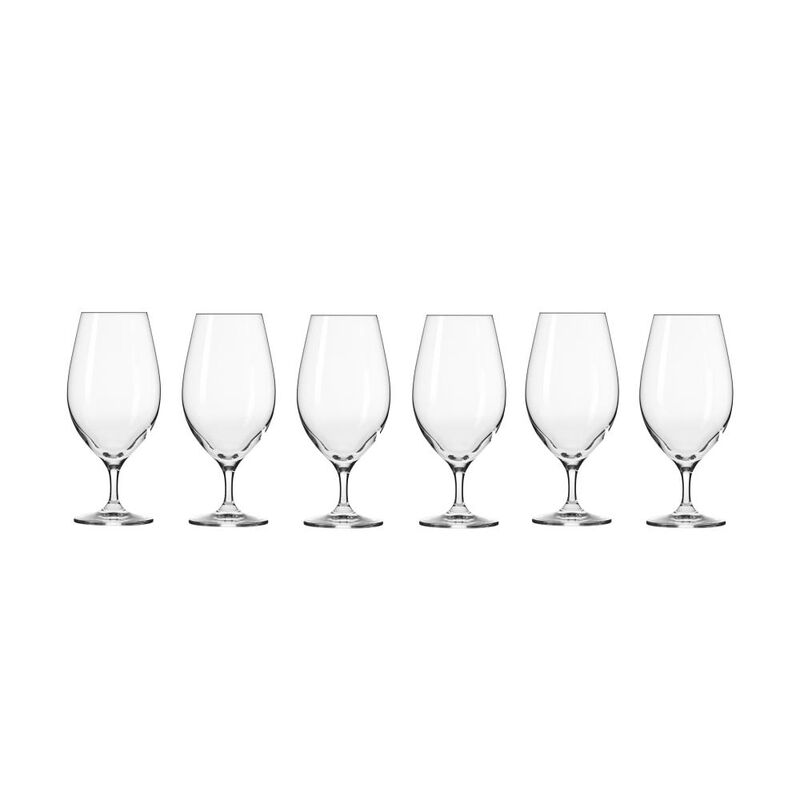 Krosno Harmony Beer Glass 400ml 6Pc Gift Boxed image number 0