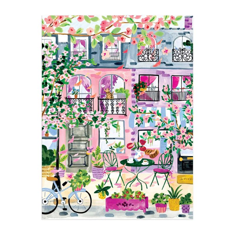 Galison Sabina Fenn Cherry Lane Blossoms 1000 Piece Puzzle image number 2