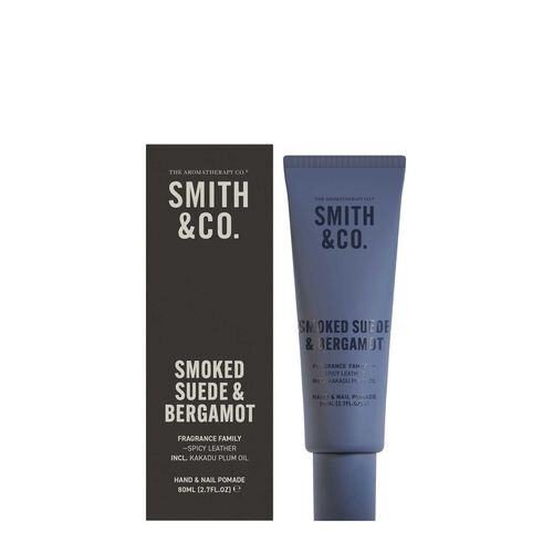 Smith & Co. Hand & Nail Pomade 80ml - Smoked Suede & Bergamot