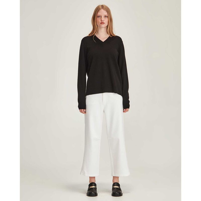 Caroline Sills Lucy Cashmere V Neck Jumper image number 3