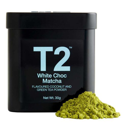 T2 White Chocolate Matcha Powder Tin 30g