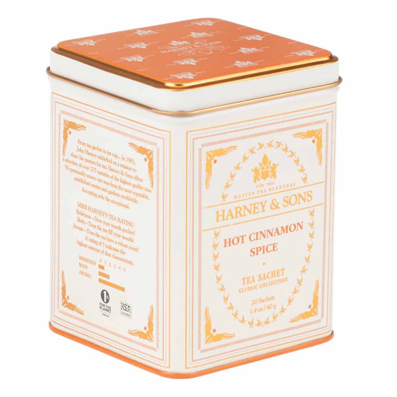 Harney & Sons Classic Hot Cinnamon Spice Tin 20 Sachets image number 0