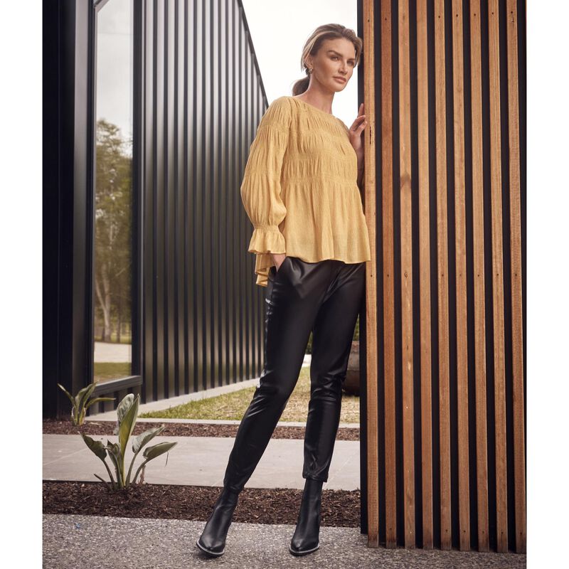 Marco Polo L/S Pleated Top image number 3