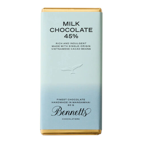 Bennetts of Mangawhai Milk Chocolate Bar 60g