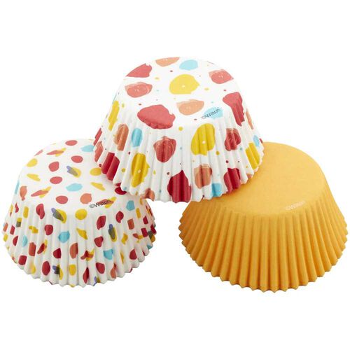 Wilton Std Baking Cups Solid Dots 75 Pack