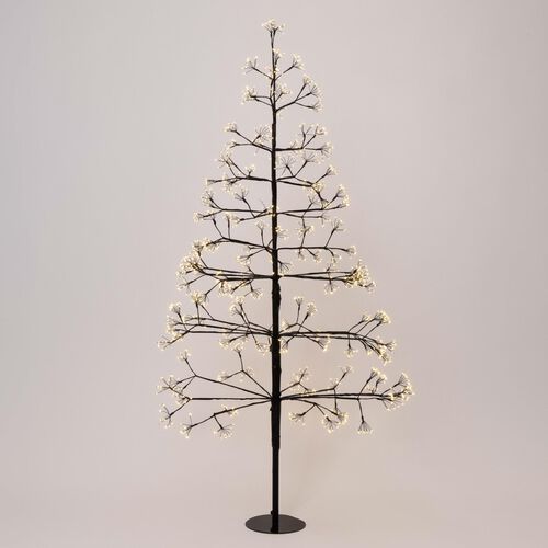 Stellar Haus Medium Black Frankfurt Starburst LED Tree 150cm