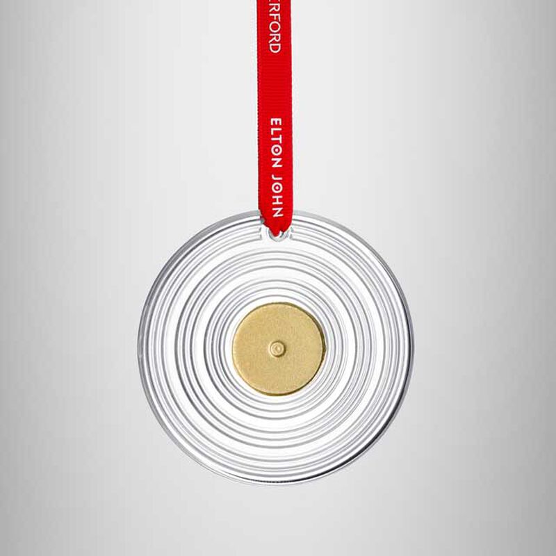 Waterford Elton John Vinyl Ornament image number 3