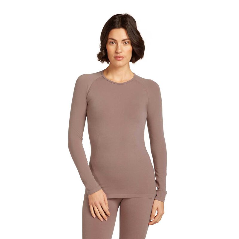 Icebreaker W Merino Blend 260 ZoneKnit Seamless LS Crewe image number 8