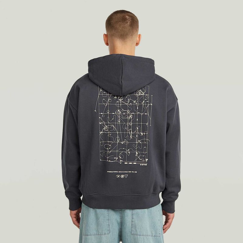 G-Star Back Gr Loose Hdd Zip Sweatshirt image number 1