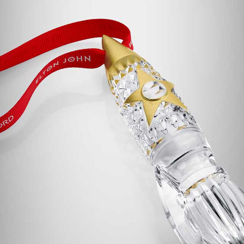 Waterford Elton John Rocket Ornament image number 2