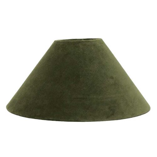 French Country Coolie Velvet Shade Olive 35cm