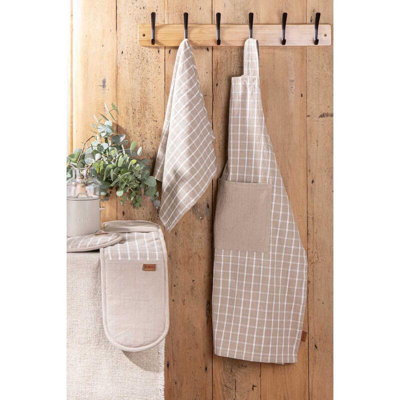 Ladelle Hemingway Taupe Double Oven Mitt image number 1