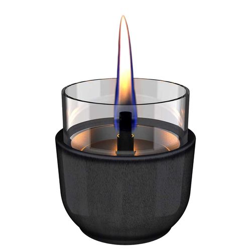 Tenderflame Violet 8 Candle Reactive Glaze Black