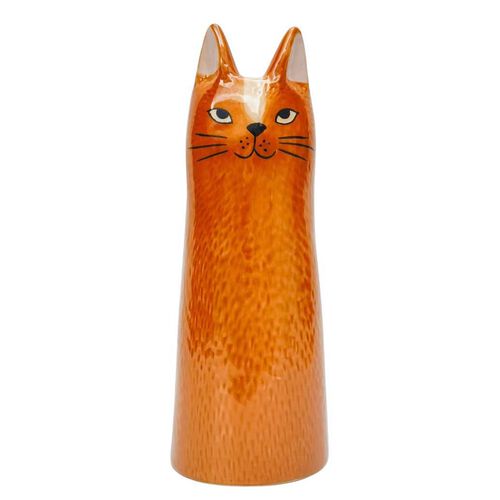 Urban Products Bailey Cat Vase Orange 23cm