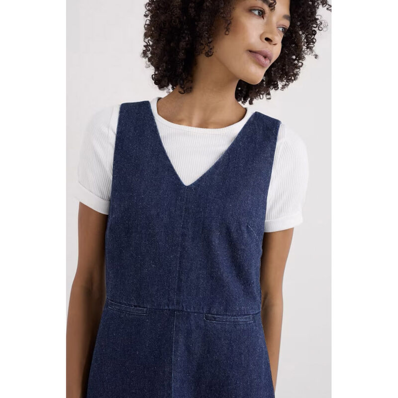 Seasalt Cornwall Audrey Dress Dark Wash image number 3