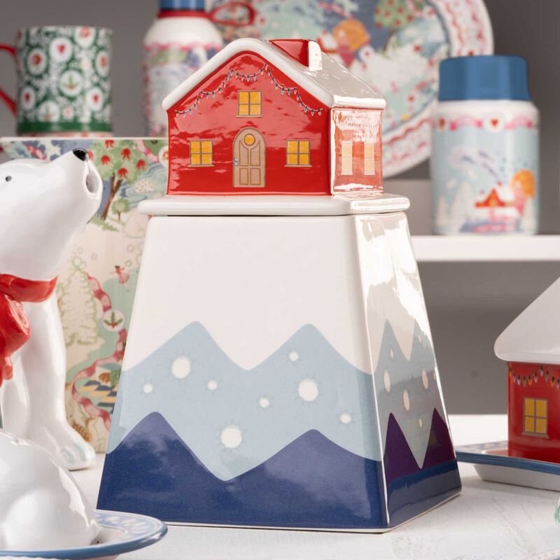 Cath Kidston Xmas Journey Storage Jar image number 1
