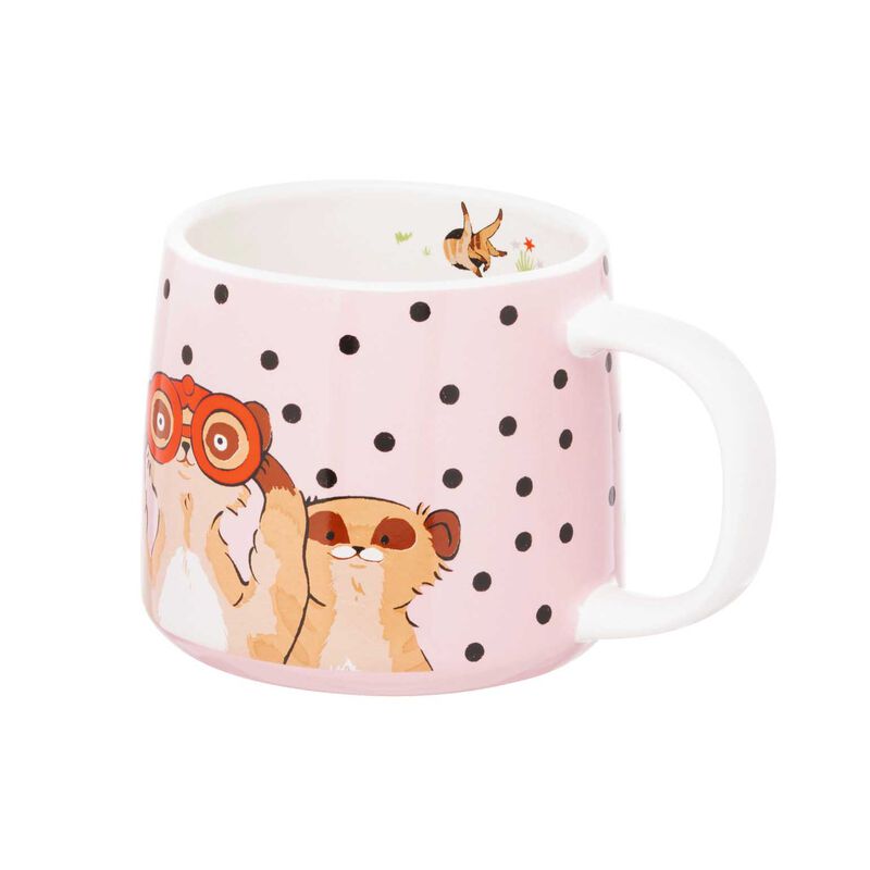 Cath Kidston Meerkats Pink Mini Billie Mug image number 1