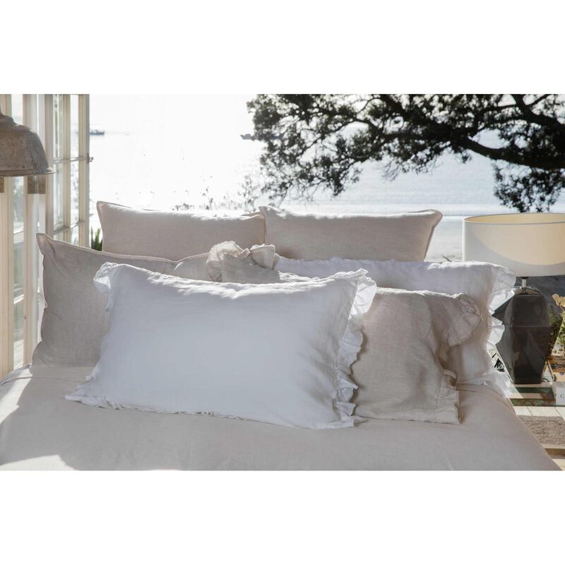 Wallace Cotton Loft Frill Pillowcase Set image number 1