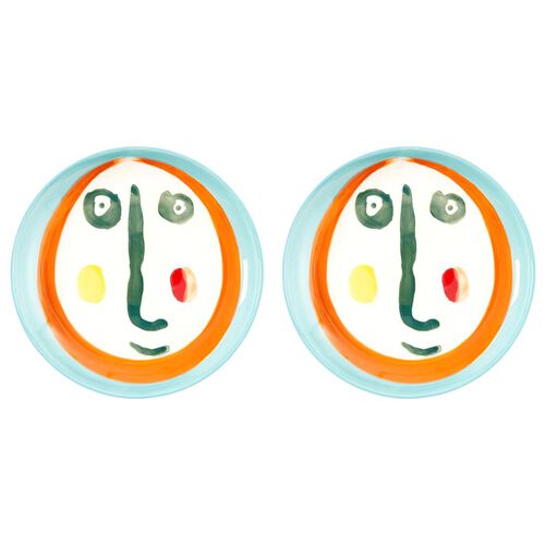 Ottolenghi Feast Plate S Face 2 Set Of 2