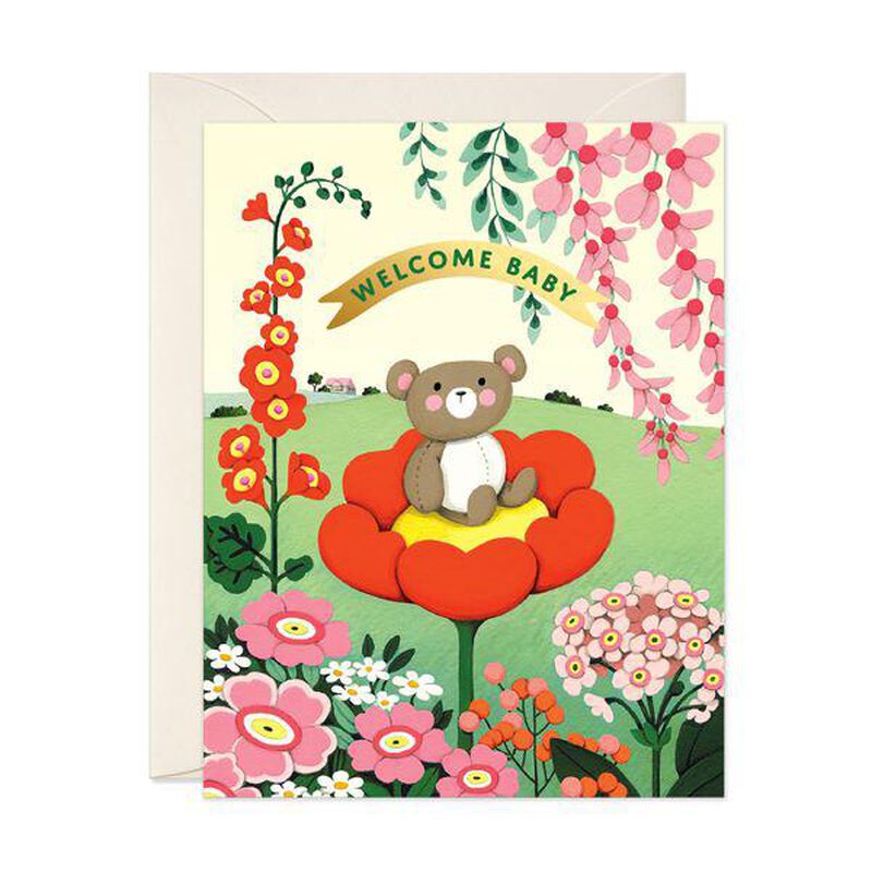 Teddy Bear Baby Foil Card image number 1