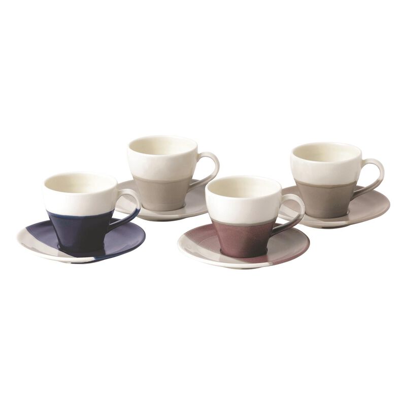 Royal Doulton Coffee Studio Mixed Espresso Cup & Saucer (Set of 4) image number 0