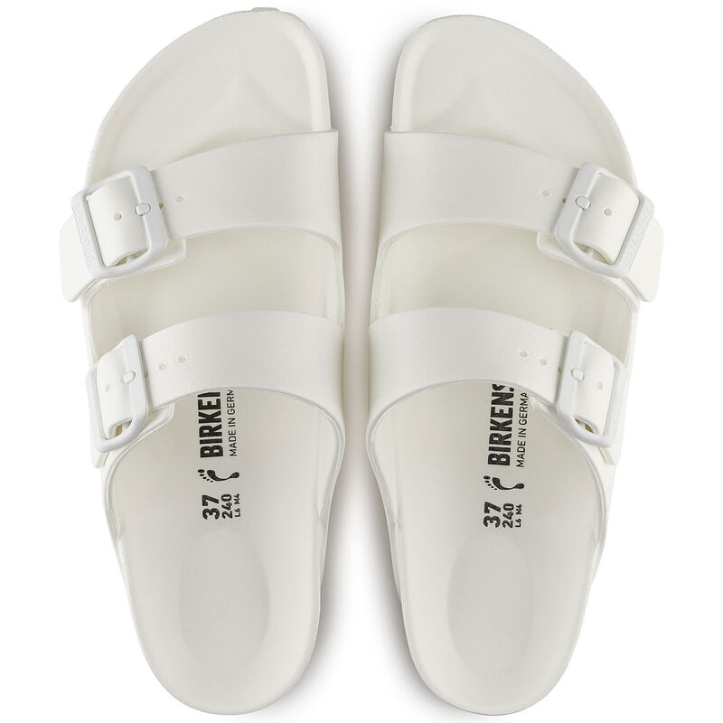 Birkenstock Arizona Eva White Narrow Width Sandal image number 3