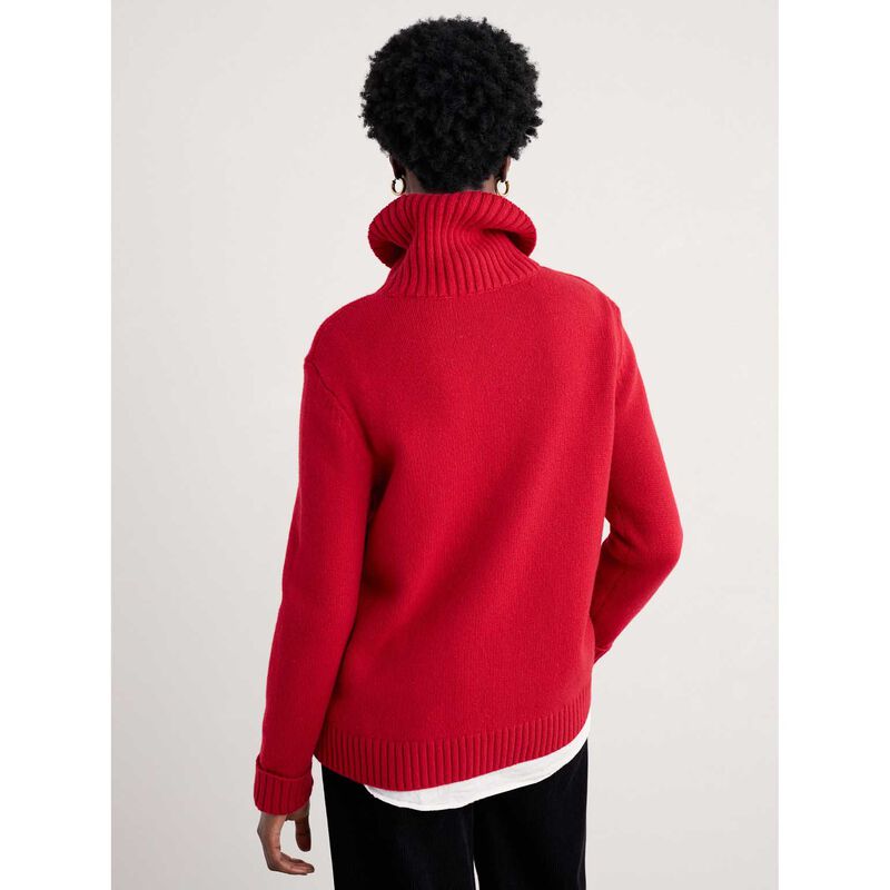 Seasalt Cornwall Braque Jumper Carmine image number 1