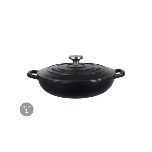 Maxwell & Williams Cast Iron Braiser Black 27cm / 3.3L Gift Boxed