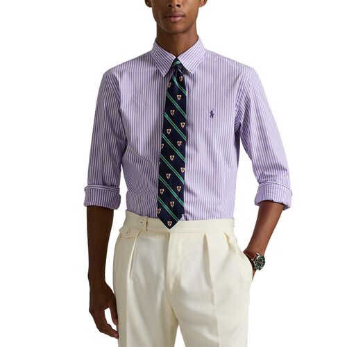 Polo Ralph Lauren Custom Fit Striped Stretch Poplin Shirt