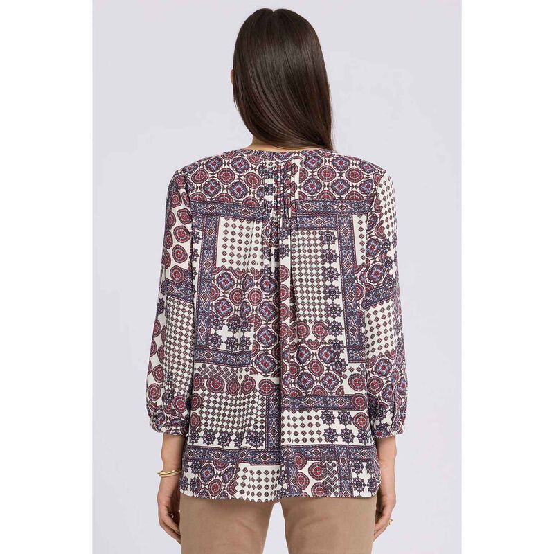 NYDJ Pintuck Blouse image number 5
